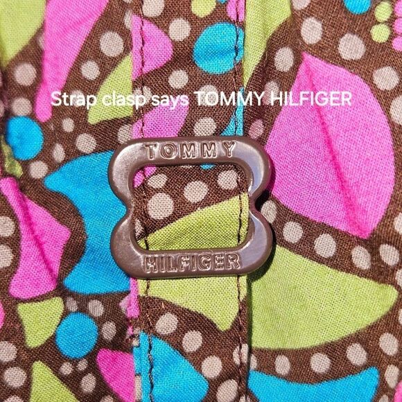 TOMMY HILFIGERโMulti  Color Floral Print Pink Embroidery Sleeveless Tank Top L - Picture 9 of 15